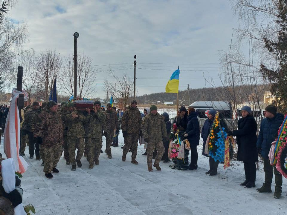 Броварщина попрощалася із воїном Суховій Сергієм Анатолійовичем, мешканцем с.Мокрець